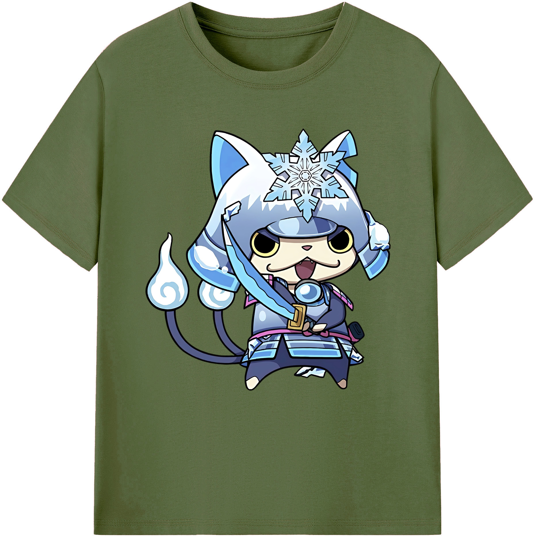 （画像用） 妖怪ウォッチ Yo-kai Watch 綿100％半袖Tシャツ（フロントプリント）